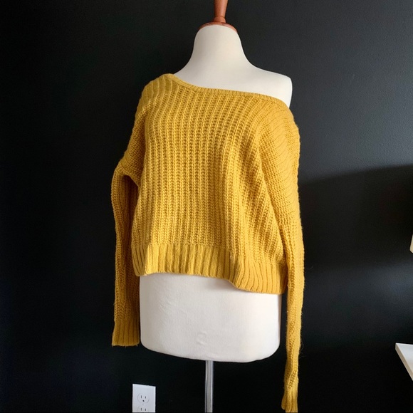 Sweaters - Plunging Open Back Twist Knit Sweater